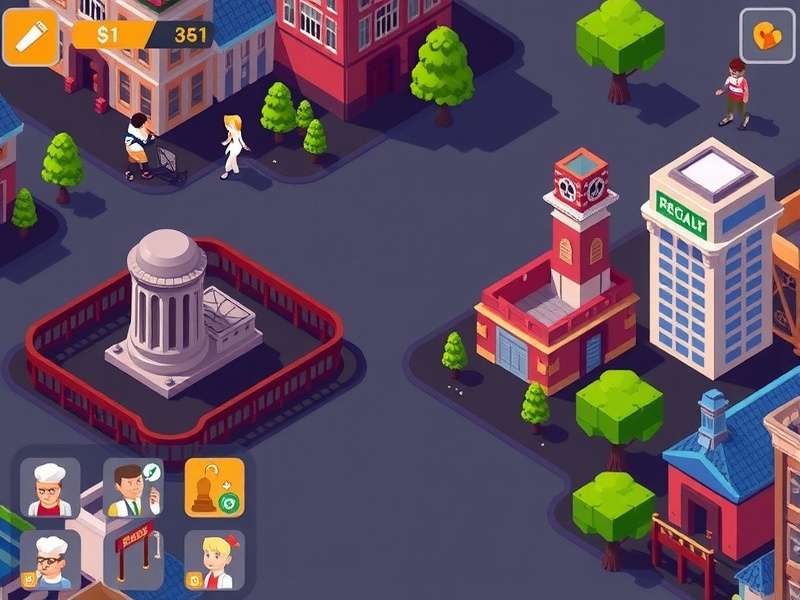 Pixel Town Capitalist Game Screenshot